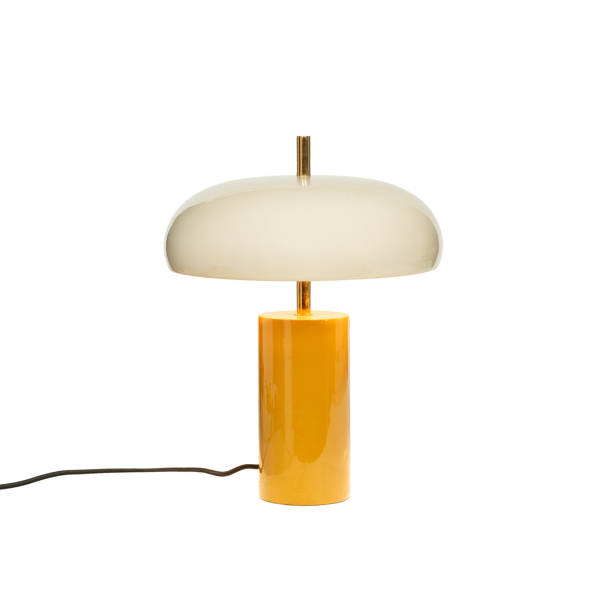 Gabin Two-Tone Table Lamp in Yellow and Cream