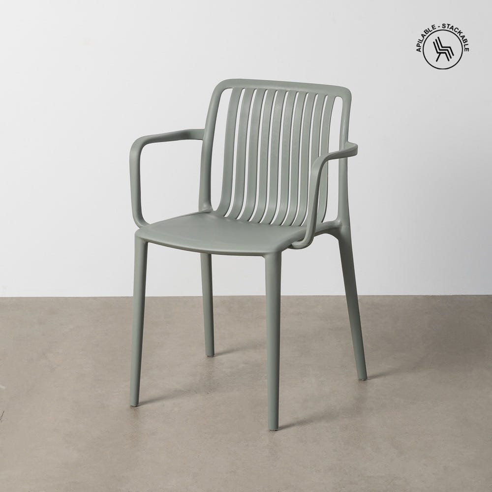 Stackable Polypropylene Outdoor Chair 53 x 50 x 77.5 cm
