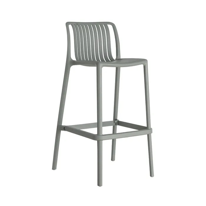 Green Polypropylene Outdoor Stool