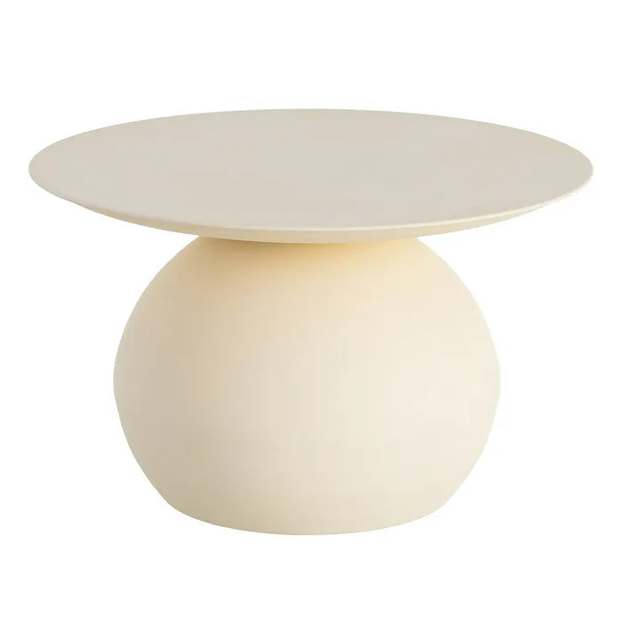 Off White Steel Coffee Table