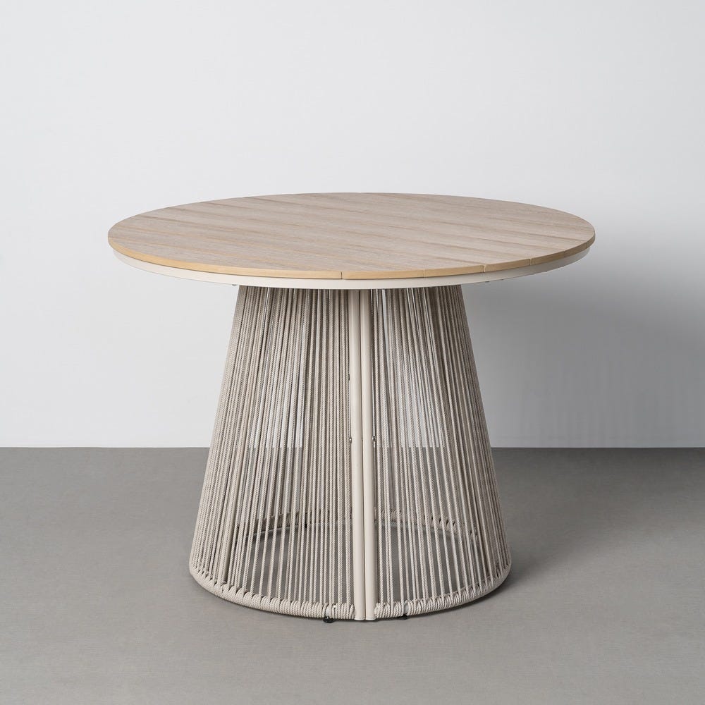 Polywood & PE Rattan Outdoor Dining Table
