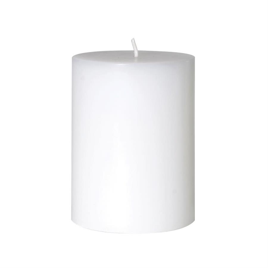 75 x 100mm White Pillar Candle