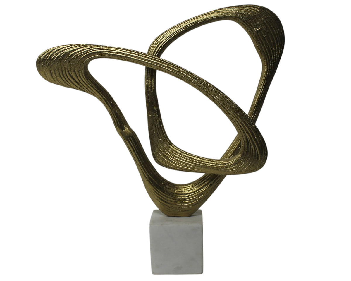 Abstract Aluminium and Marble Decoration