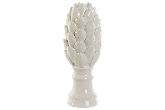 White Pineapple Ceramic Deco