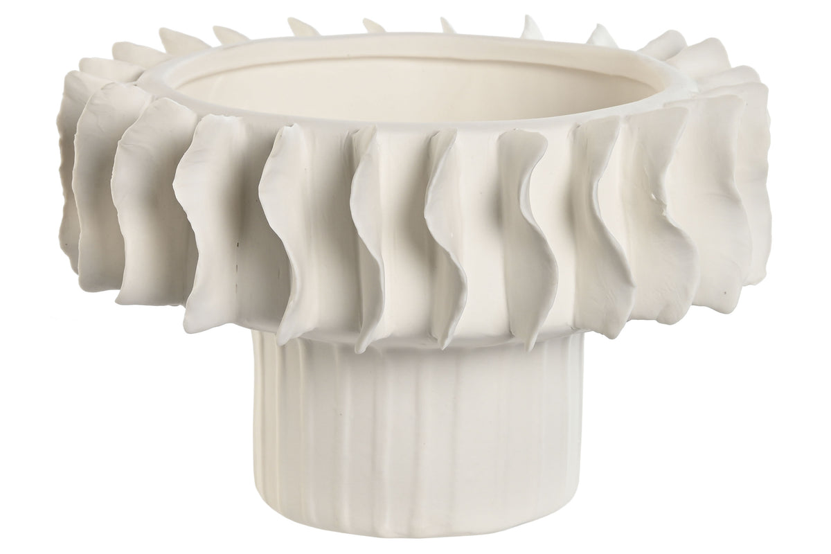 White Waves Craft Ceramic Centrepiece