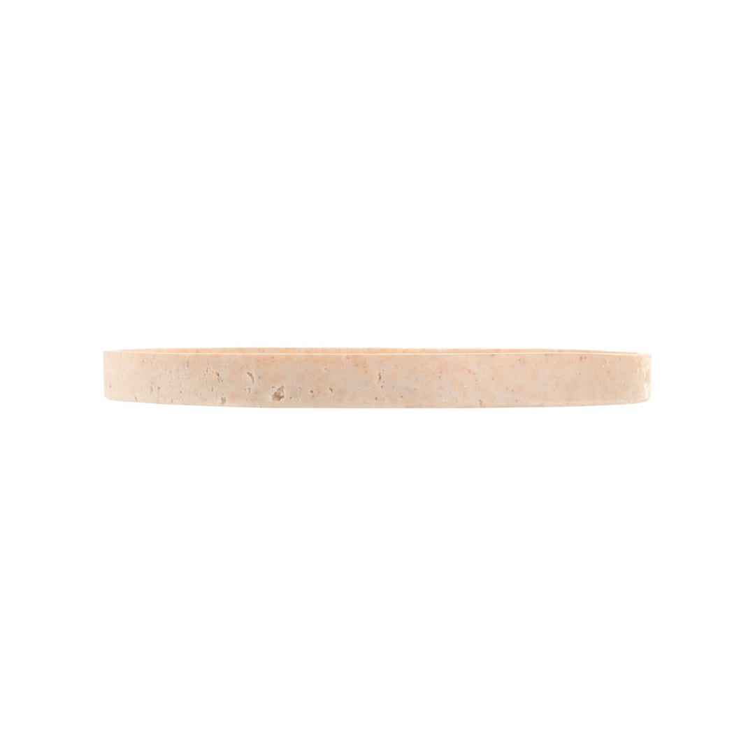 Travertine Round Bowl - Elegant and Functional Home Decor