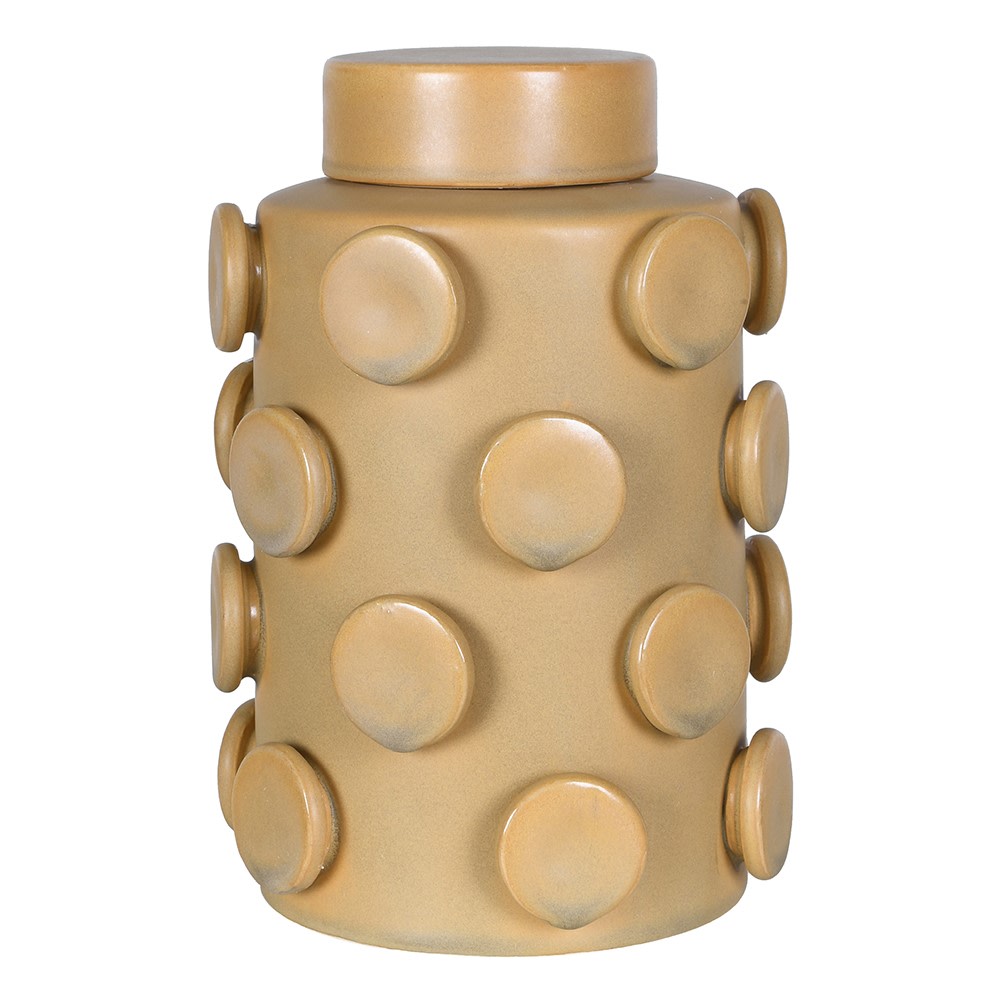 Small Ochre Bobble Jar