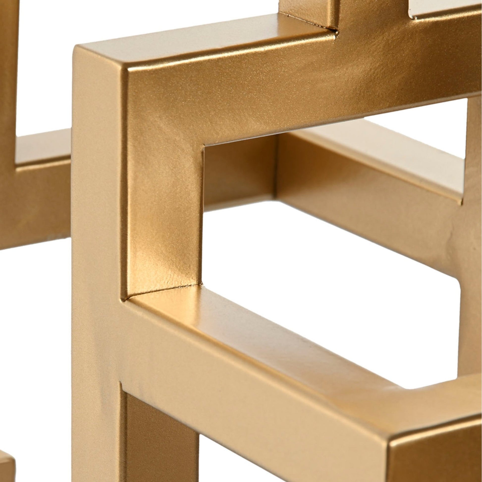 Abstract Gold Metal Candlholder - LUXONAS
