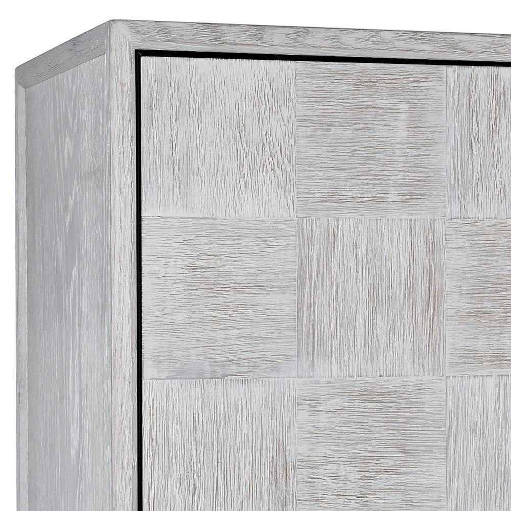 Akila Grey Square Drinks Cabinet - LUXONAS