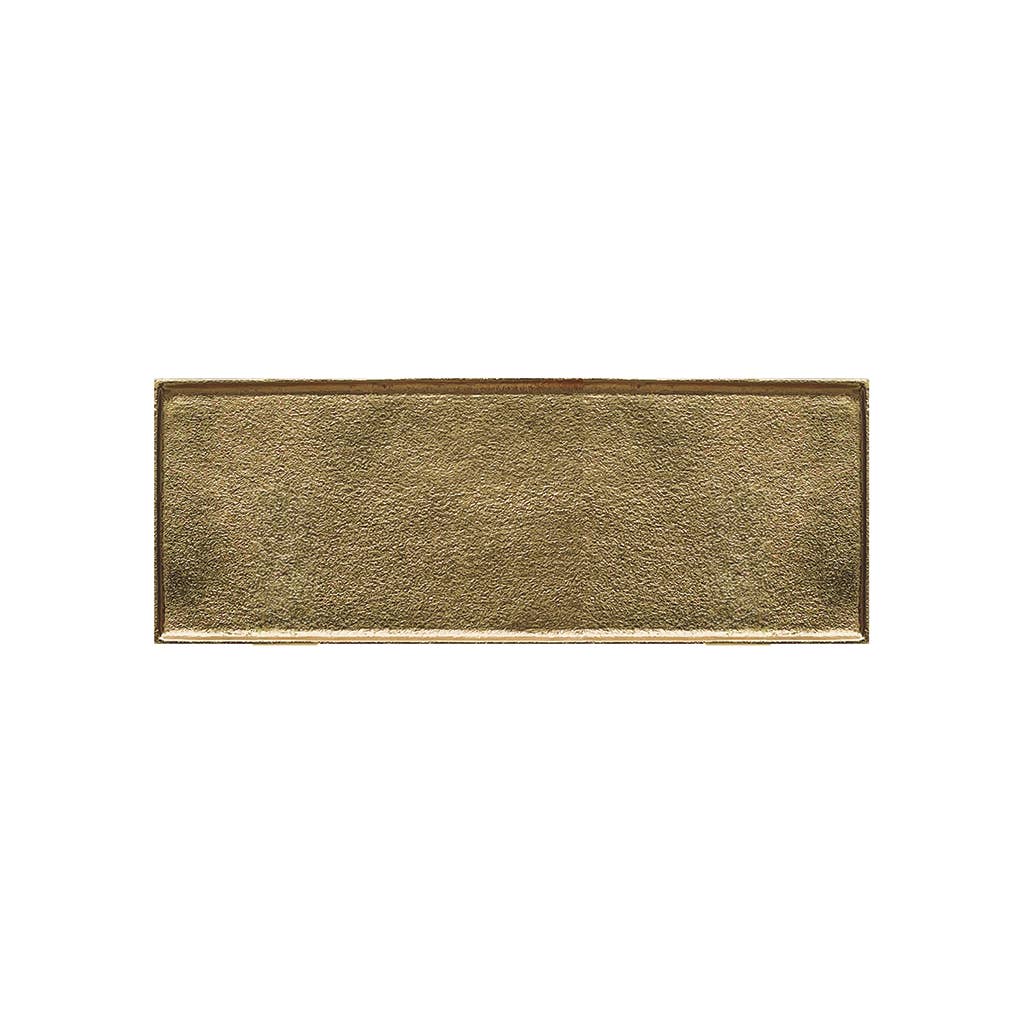 Alice Rectangular Metal Gold Tray