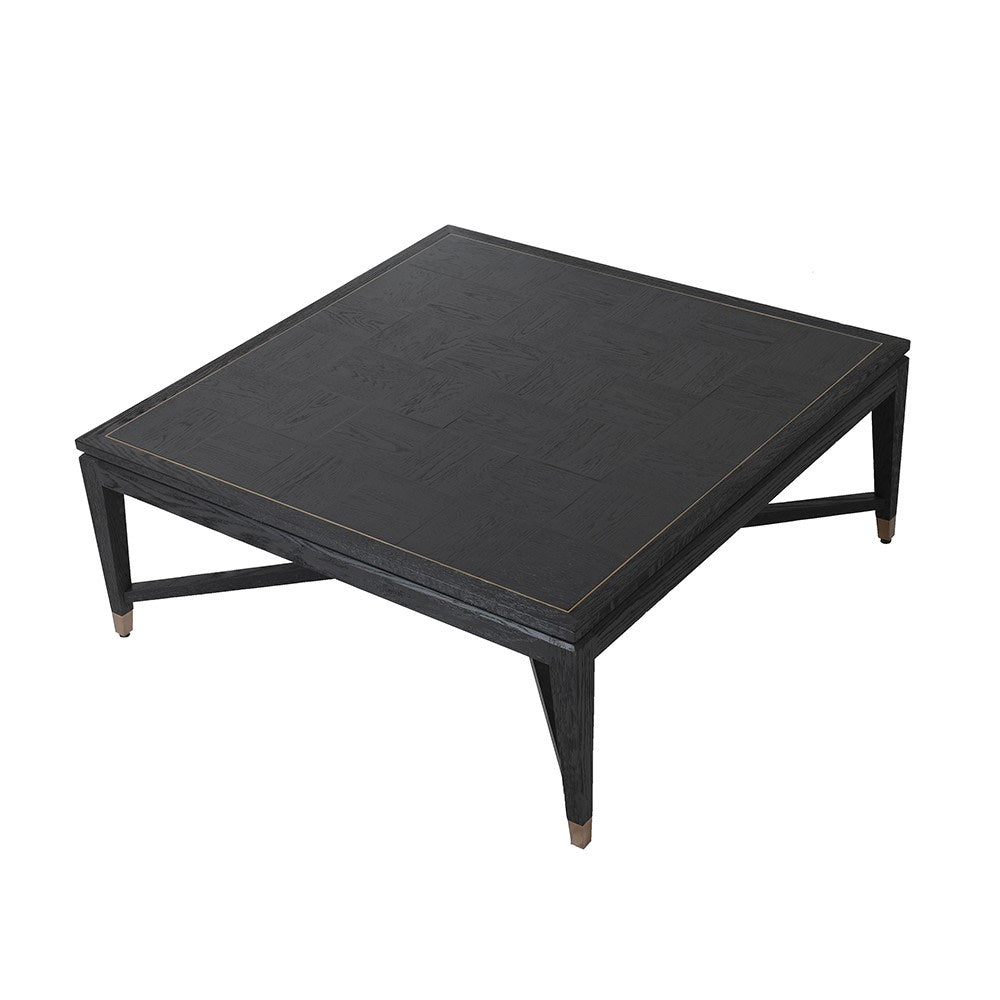 Altham Black Square Coffee Table - LUXONAS