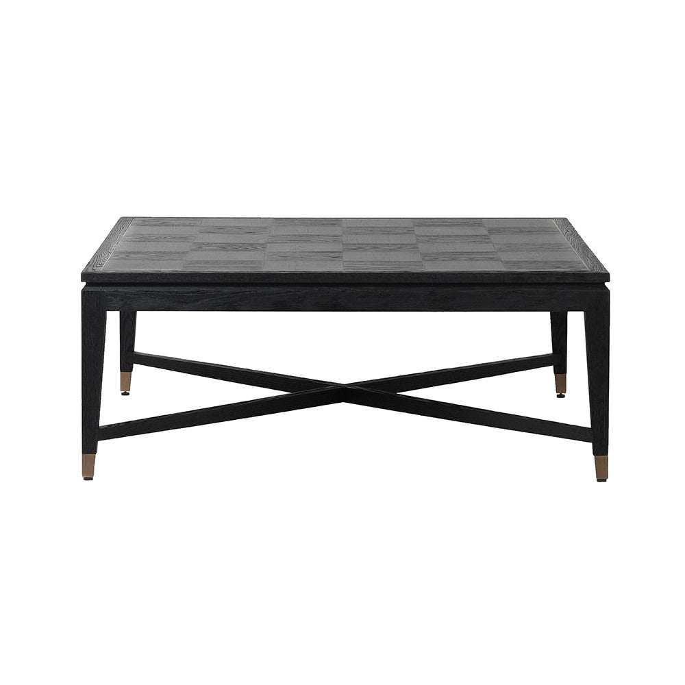 Altham Black Square Coffee Table - LUXONAS