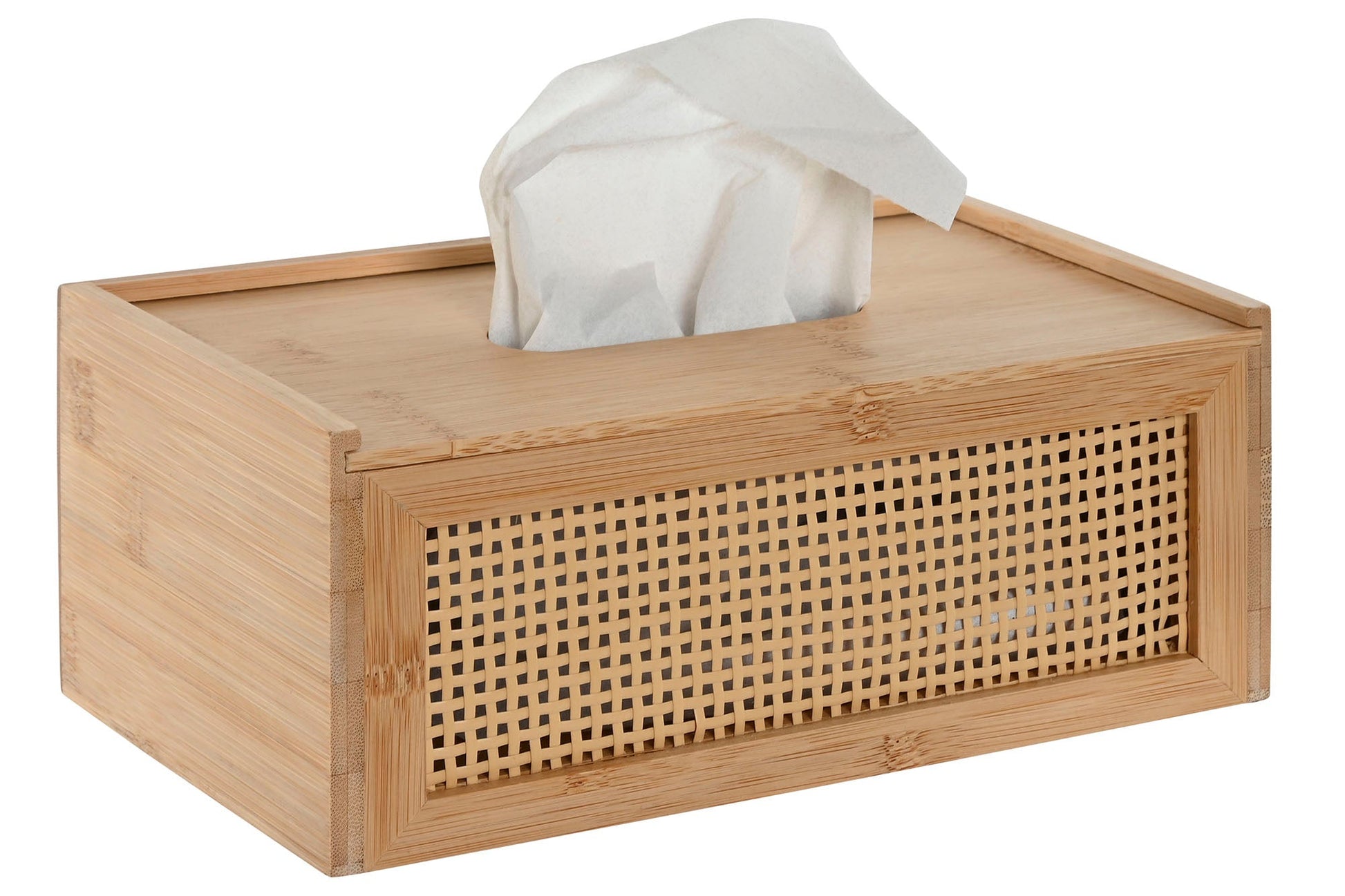 Bamboo & Rattan Tissue Box - LUXONAS