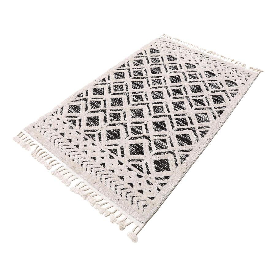 Black & Cream Royal Area Rug (120x180)