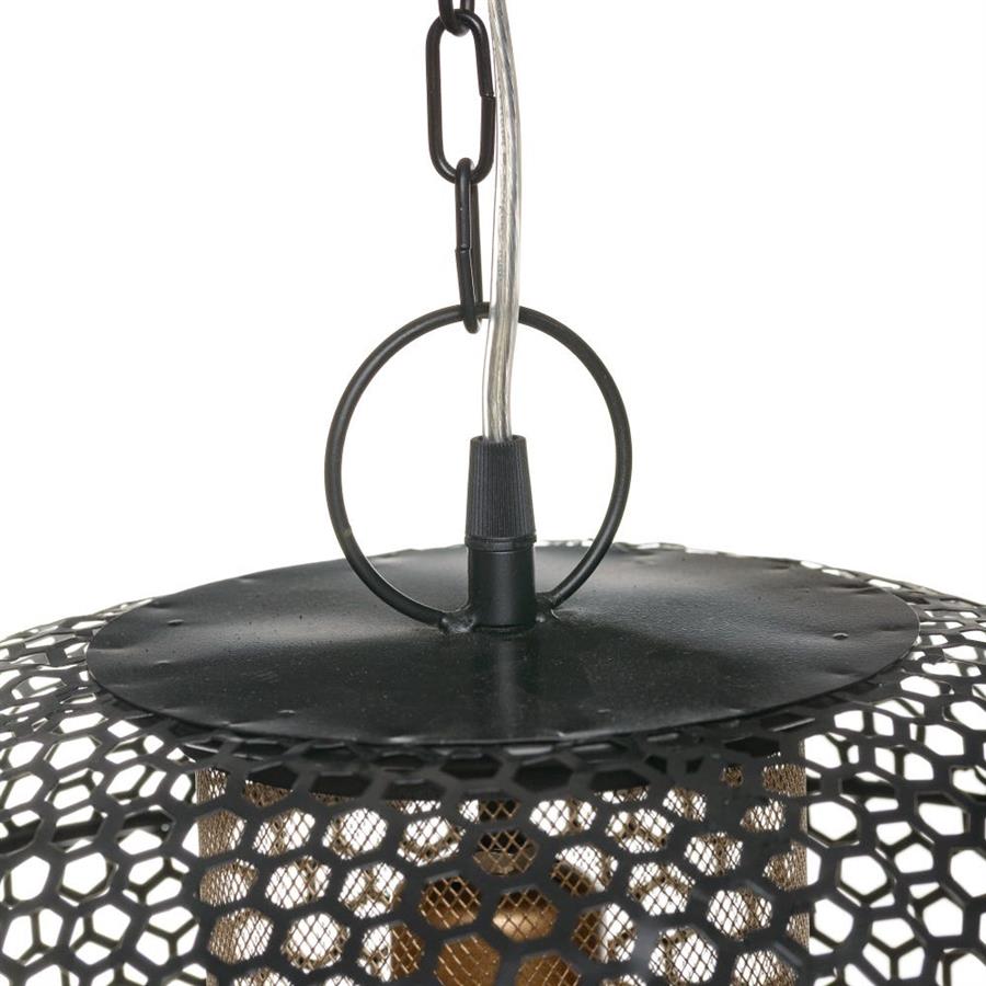 Black Hive Mesh Pendant Light - LUXONAS