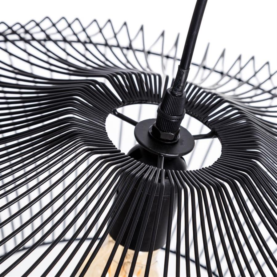 Black Metal Ceiling Pendant Light - LUXONAS