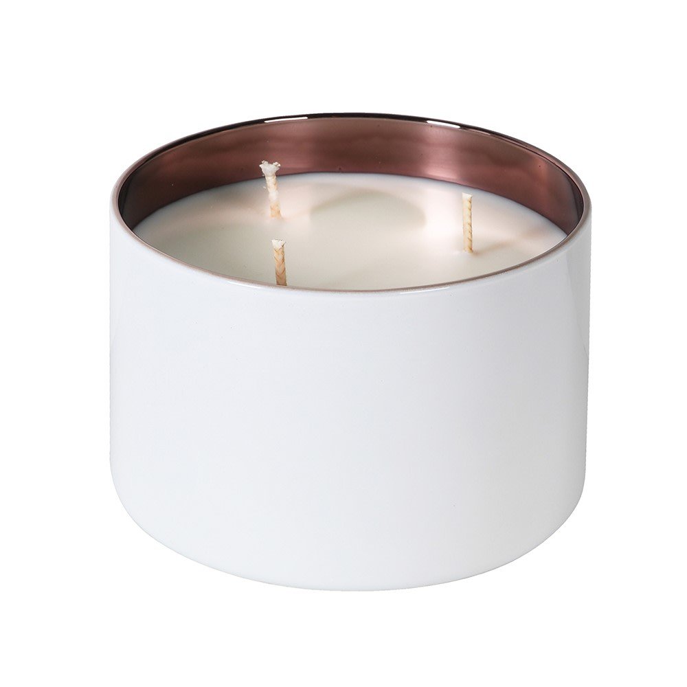 Blanc Rose Candle with Box - LUXONAS