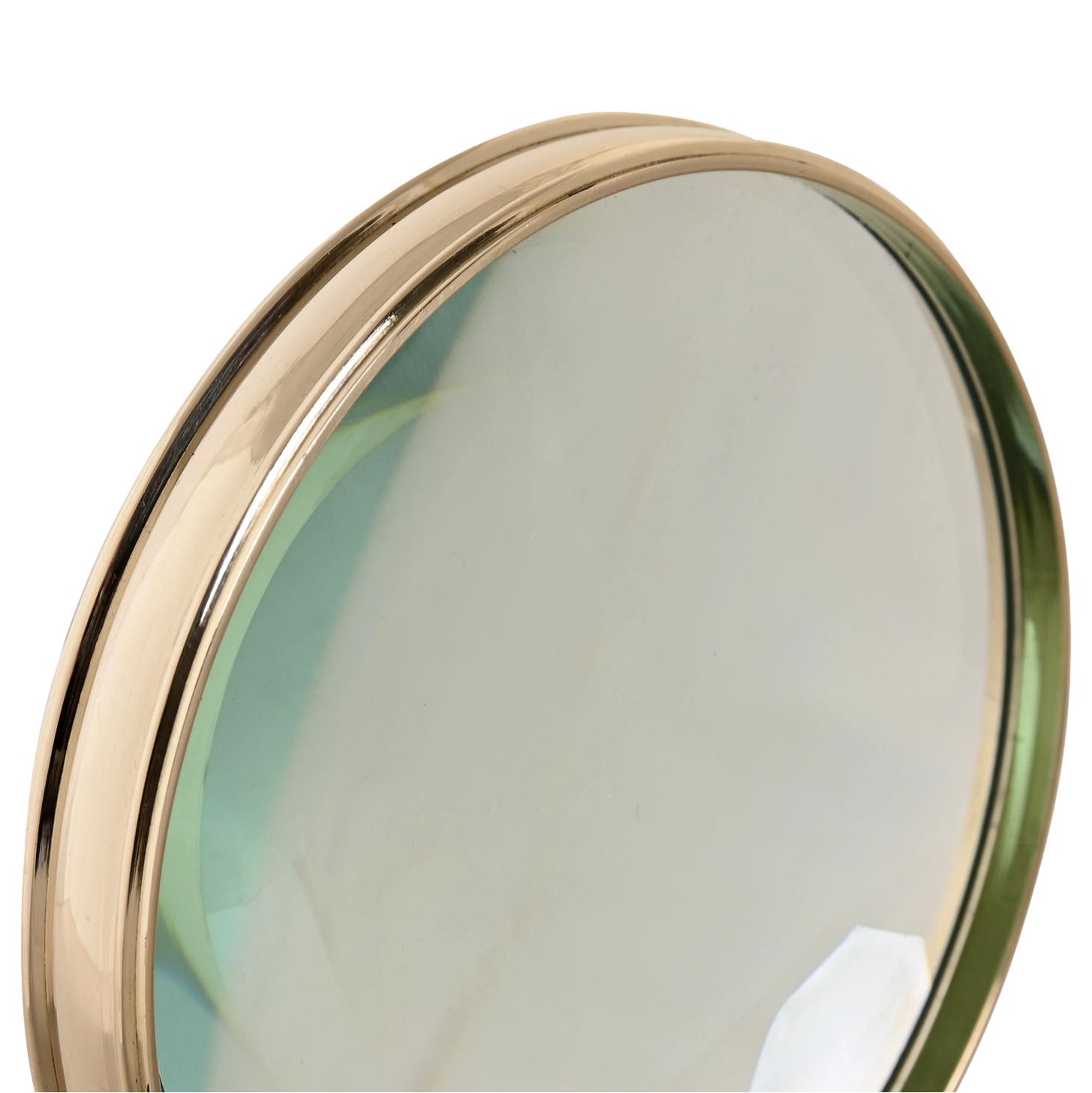 Brass Magnifying Glass with Mango Wood Handle - LUXONAS
