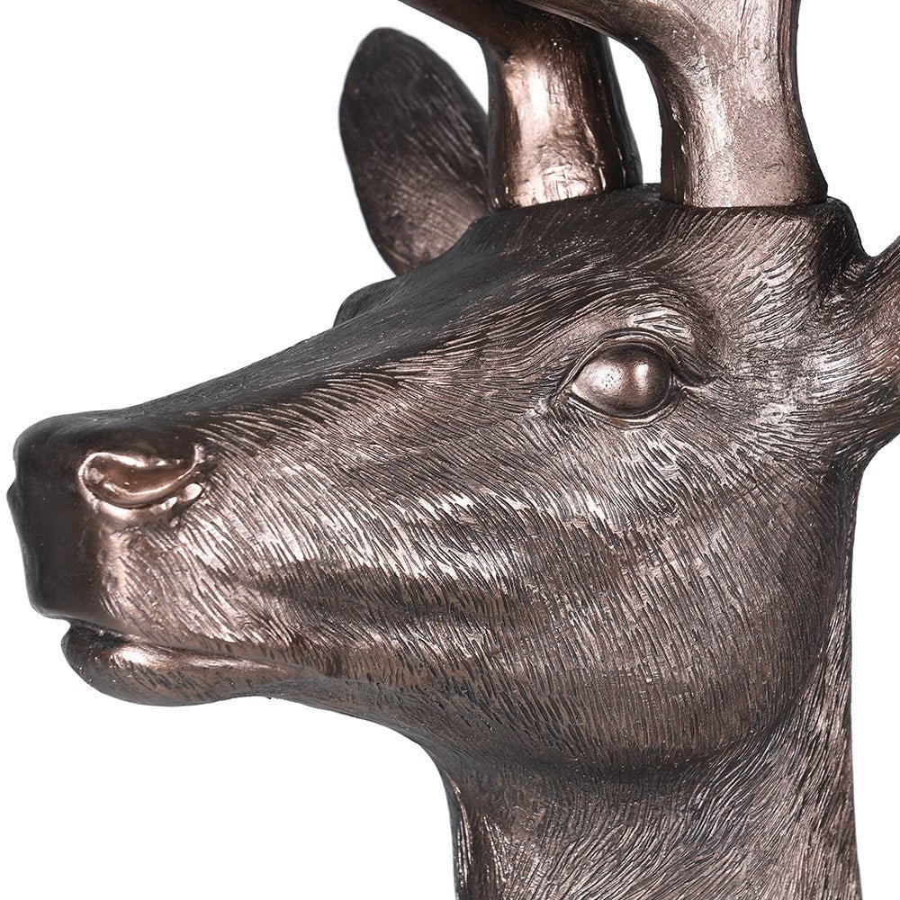 Bronze Standing Deer Sculpture - 223cm - LUXONAS