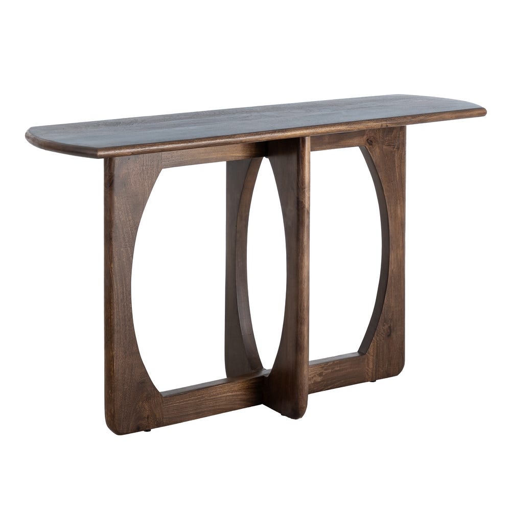 Brown Mango Wood Console Table