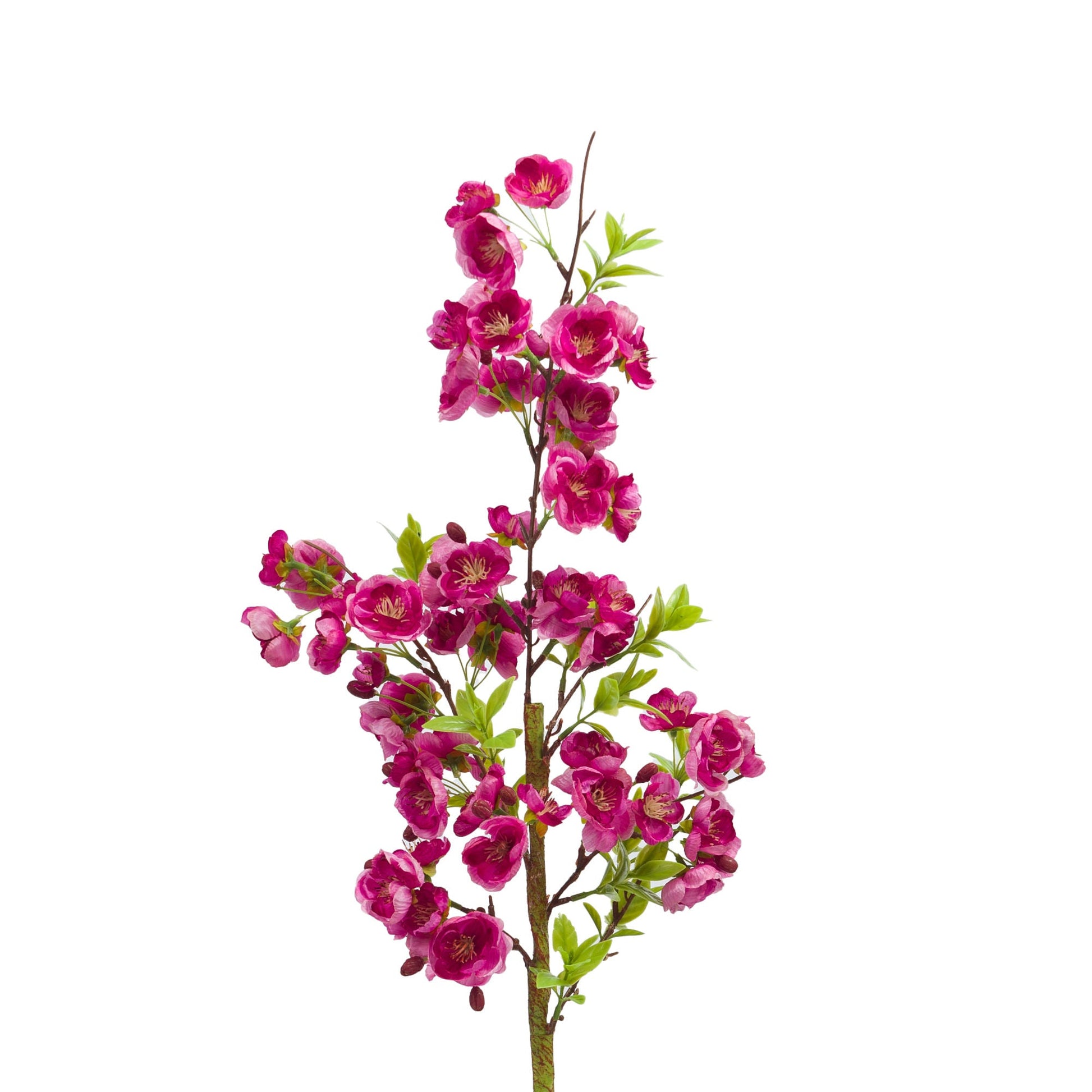 Cherry Plum Pink Stem - 81cm Faux Floral Decor