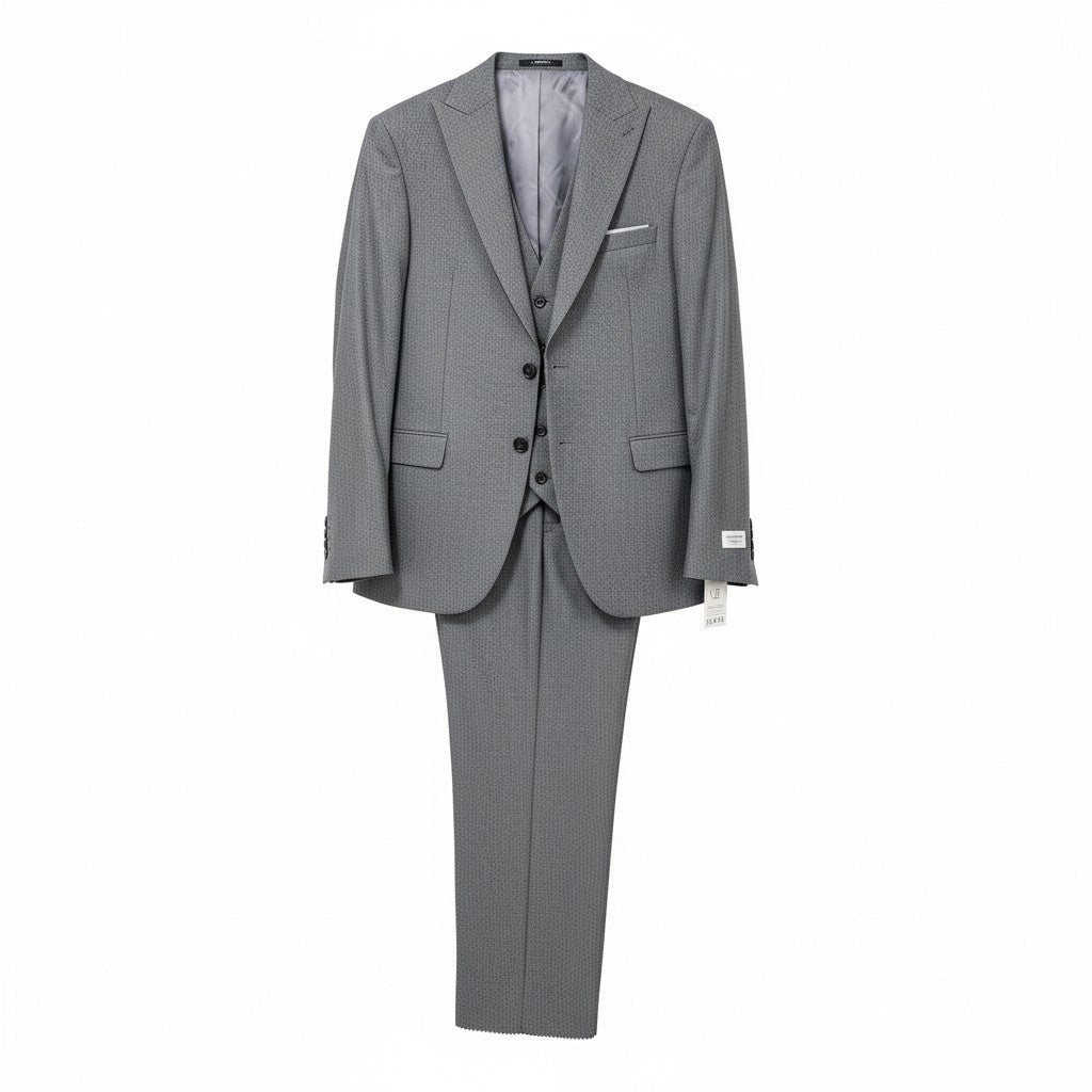 Cotton Dark Grey Suit