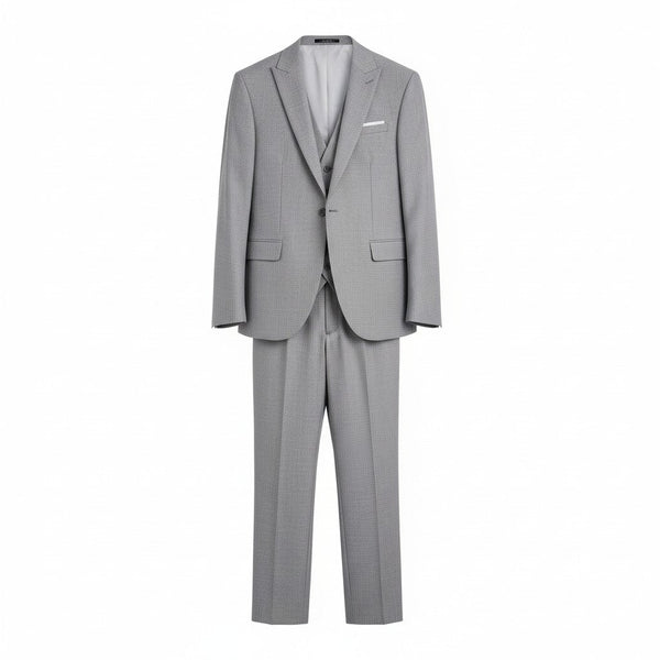 Cotton Light Grey Suit