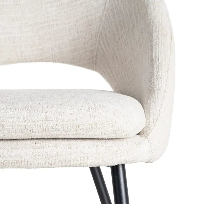 Cream O Dining Chair - Stylish and Comfortable Seating Solution - LUXONAS