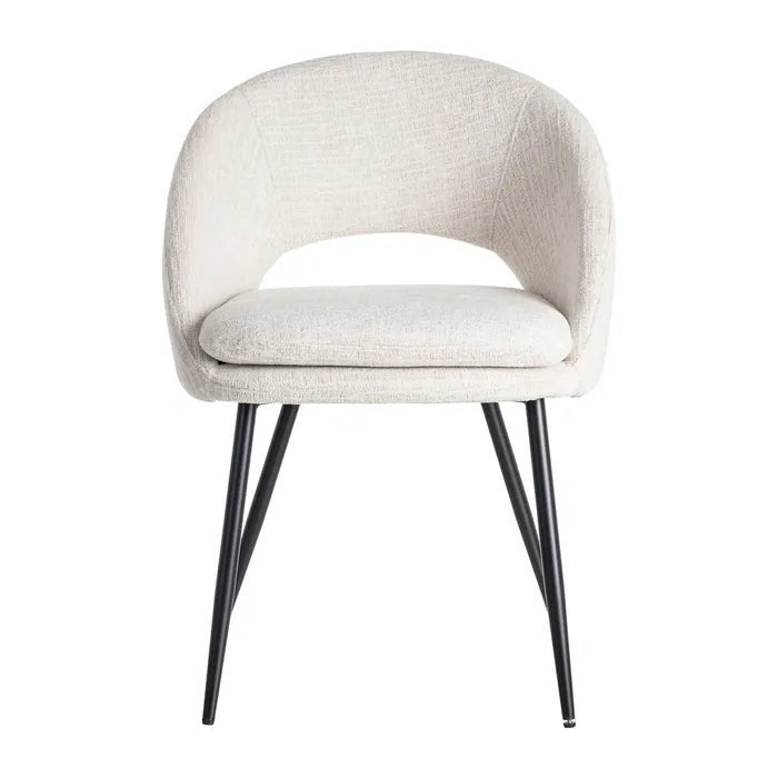 Cream O Dining Chair - Stylish and Comfortable Seating Solution - LUXONAS