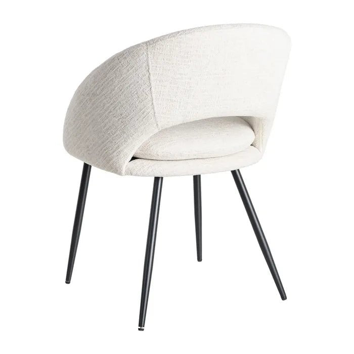 Cream O Dining Chair - Stylish and Comfortable Seating Solution - LUXONAS