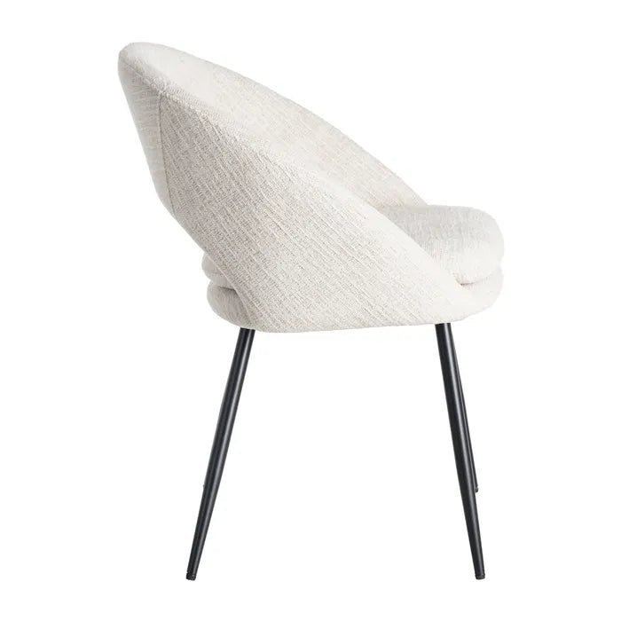 Cream O Dining Chair - Stylish and Comfortable Seating Solution - LUXONAS