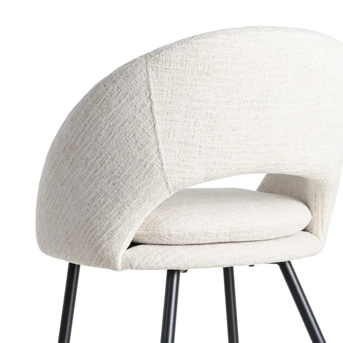 Cream O Dining Chair - Stylish and Comfortable Seating Solution - LUXONAS