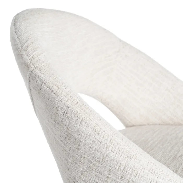 Cream O Metal Stool - LUXONAS