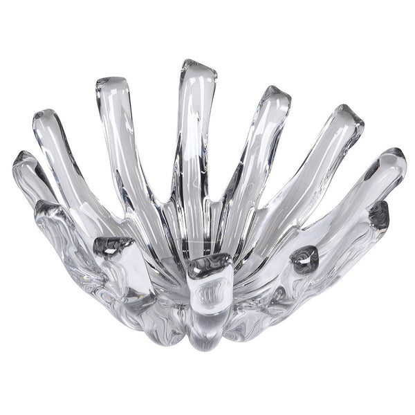 Diagonal Shard Sculpture - Hand Blown Glass Art Piece