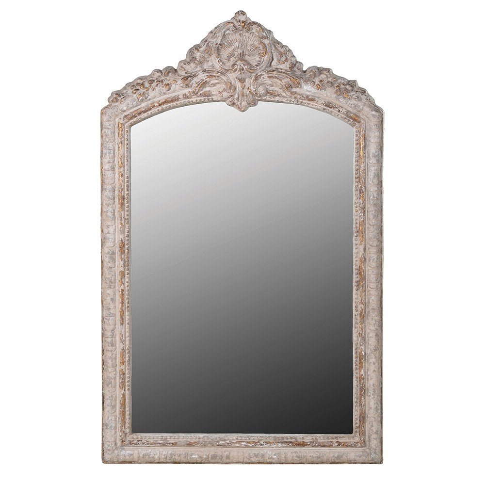 Distressed Arch Top Mirror
