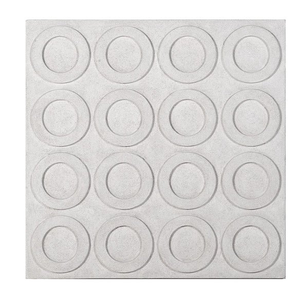 Elegant White Circles Wall Art for Modern Interiors