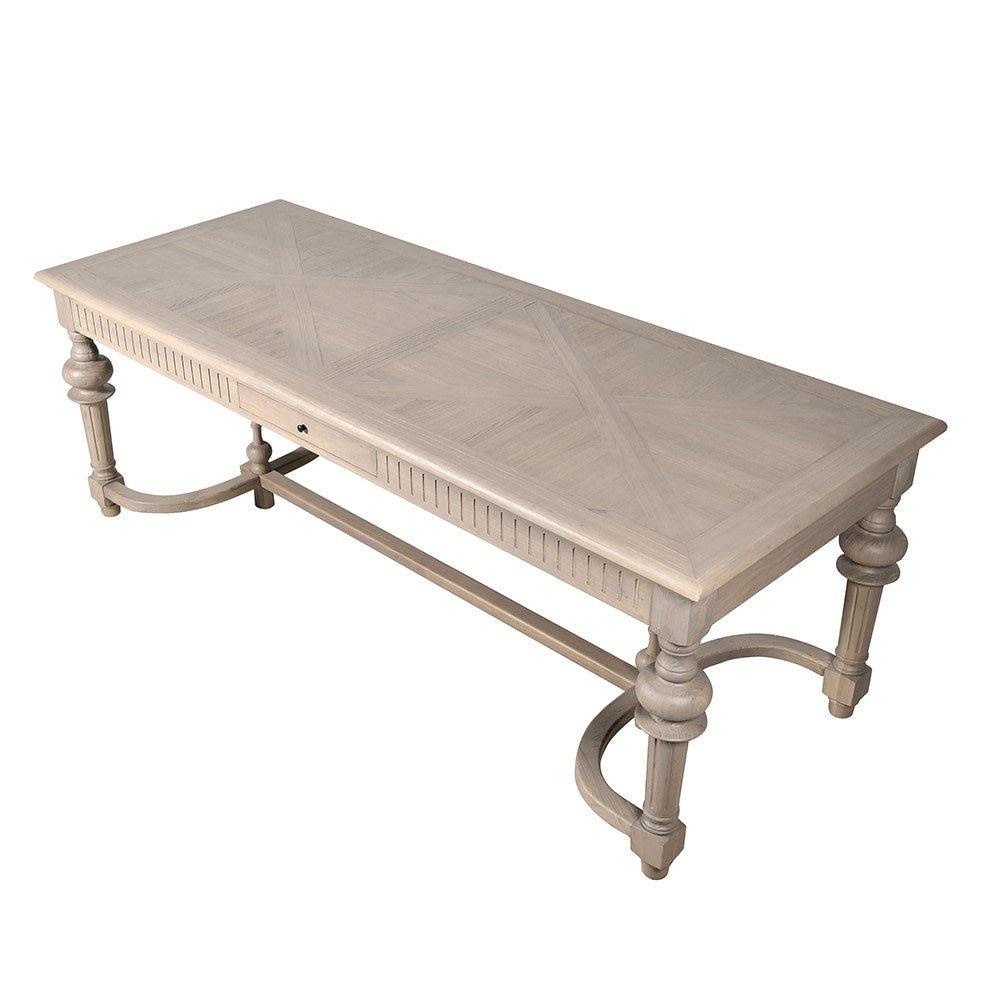 Elm Bell Leg Dining Table - LUXONAS