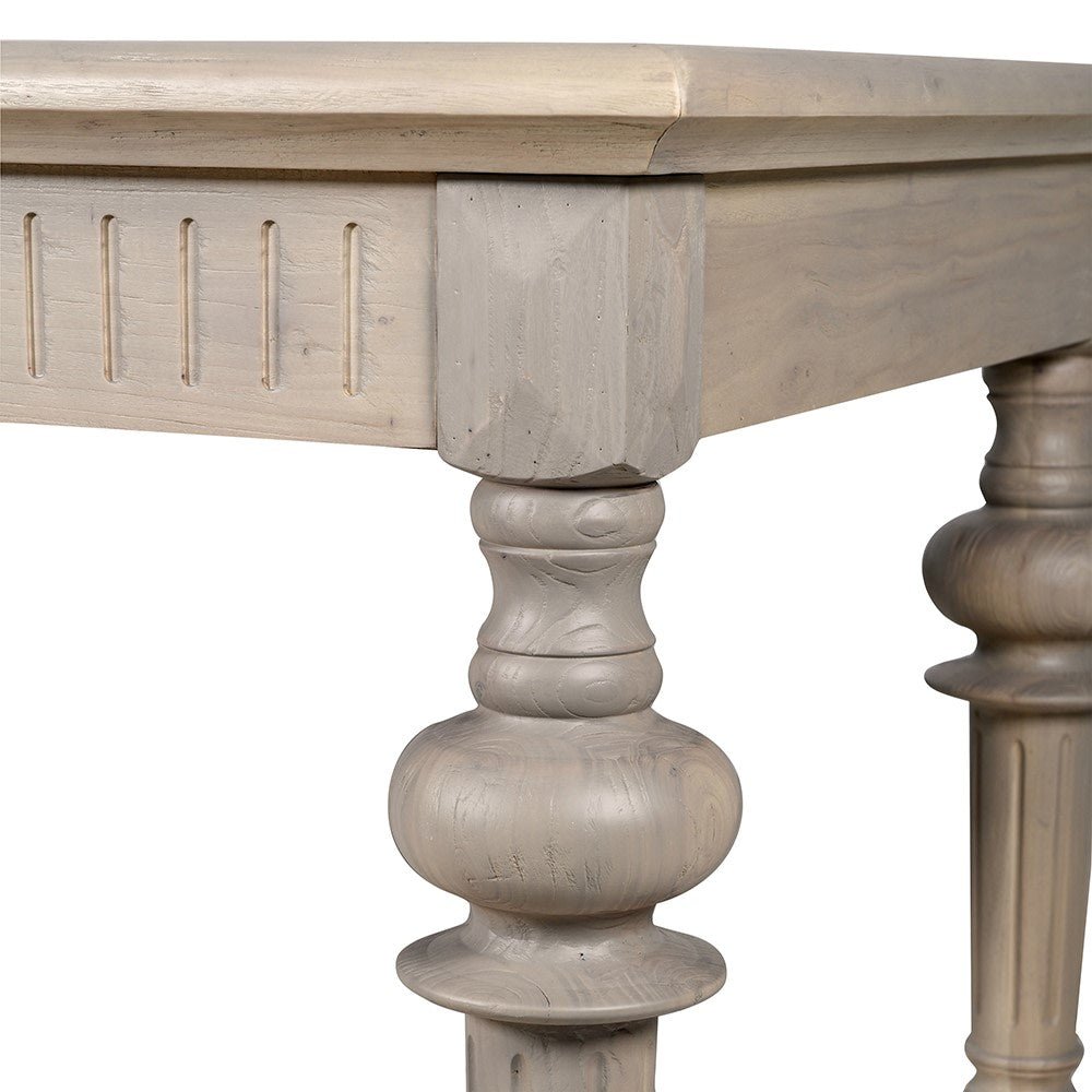 Elm Bell Leg Dining Table - LUXONAS