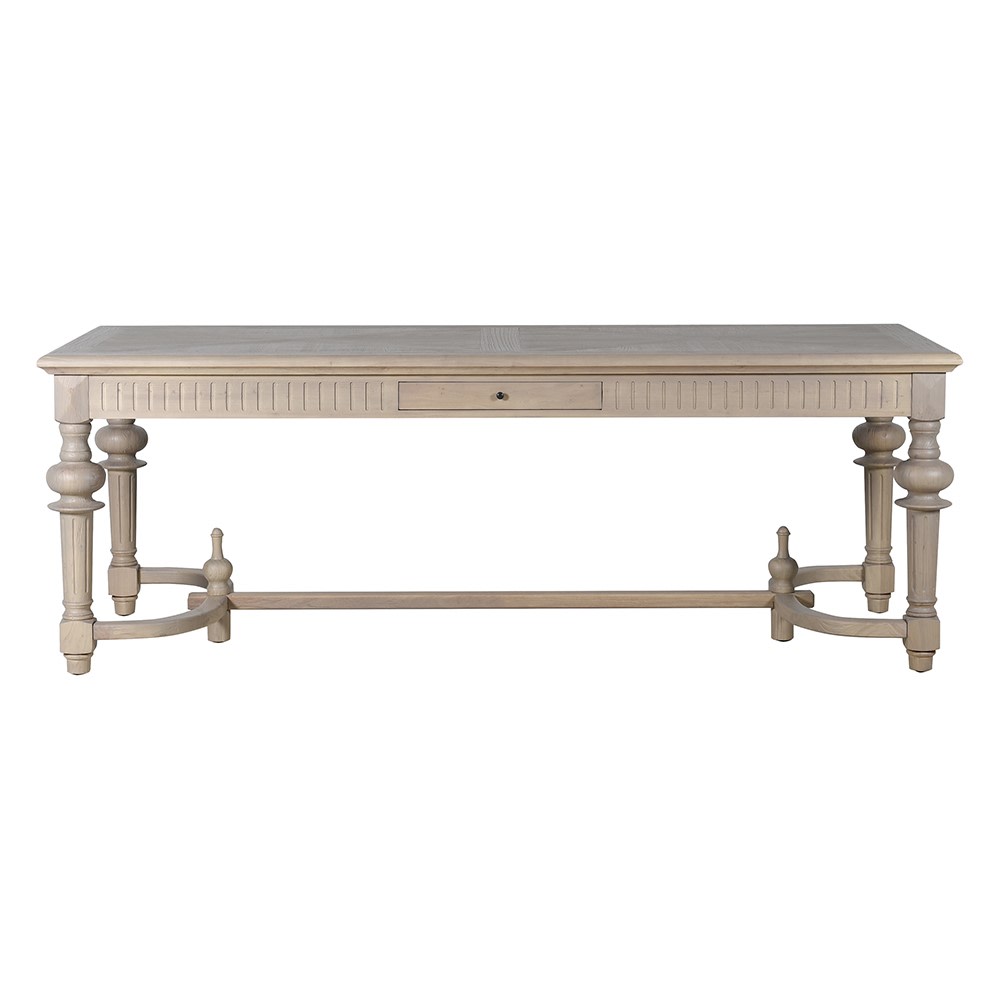 Elm Bell Leg Dining Table - LUXONAS