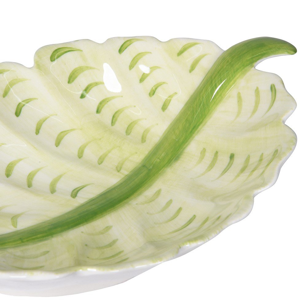 Elm Ceramic Leaf Bowl - LUXONAS