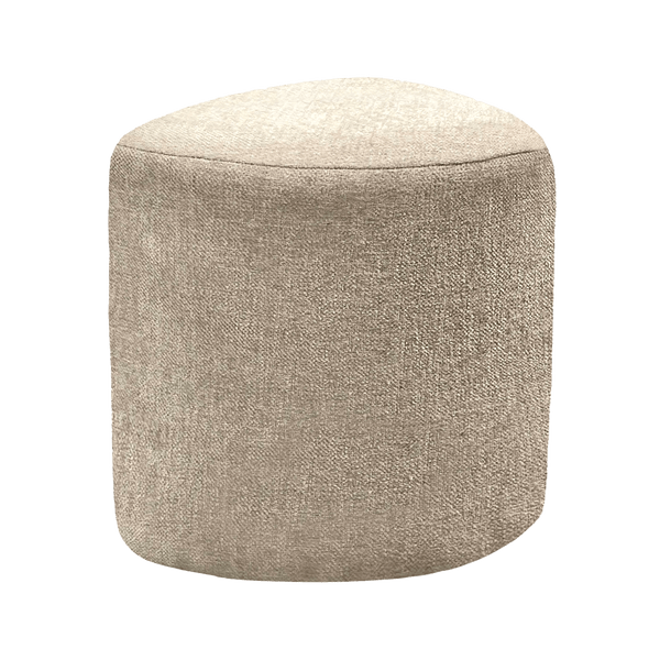 Eve Beige Chenille Stool