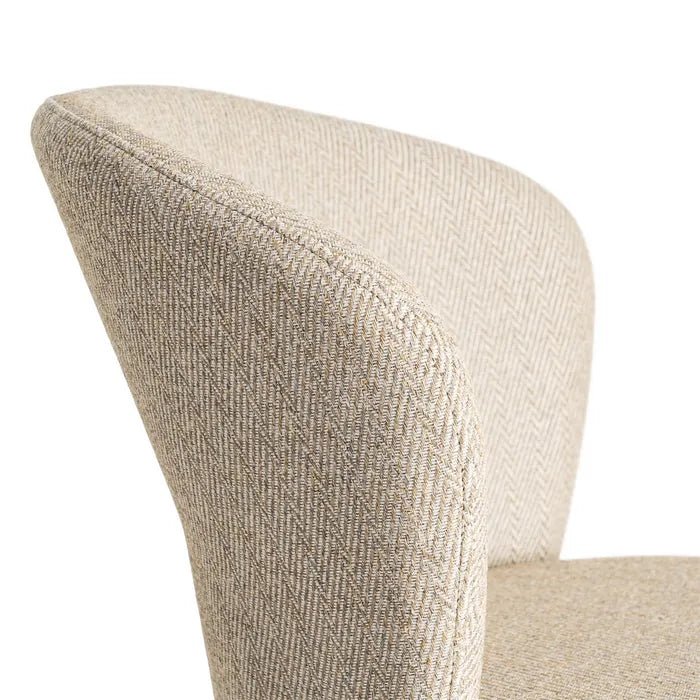 Fabric Chair 'Spike' Beige - LUXONAS