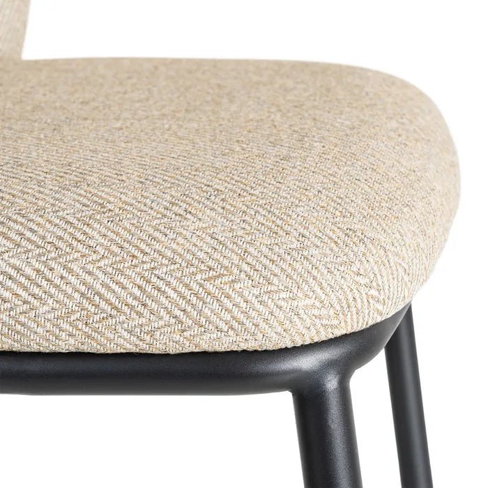 Fabric Chair 'Spike' Beige - LUXONAS