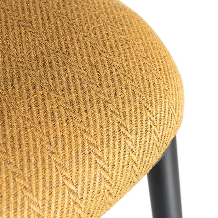 Fabric Chair 'Spike' Mustard - Stylish Seating for Any Space - LUXONAS