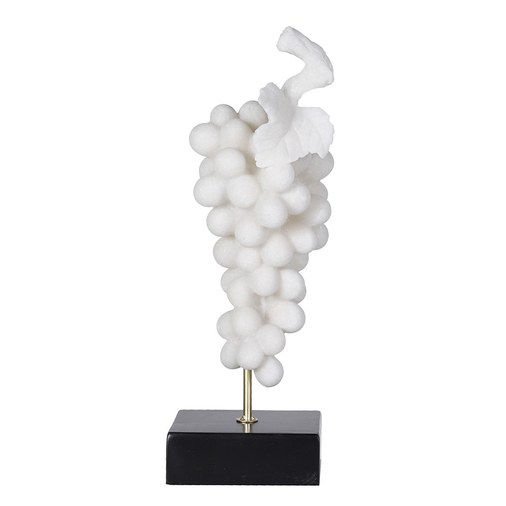 Faux Marble Grapes On Stand - LUXONAS