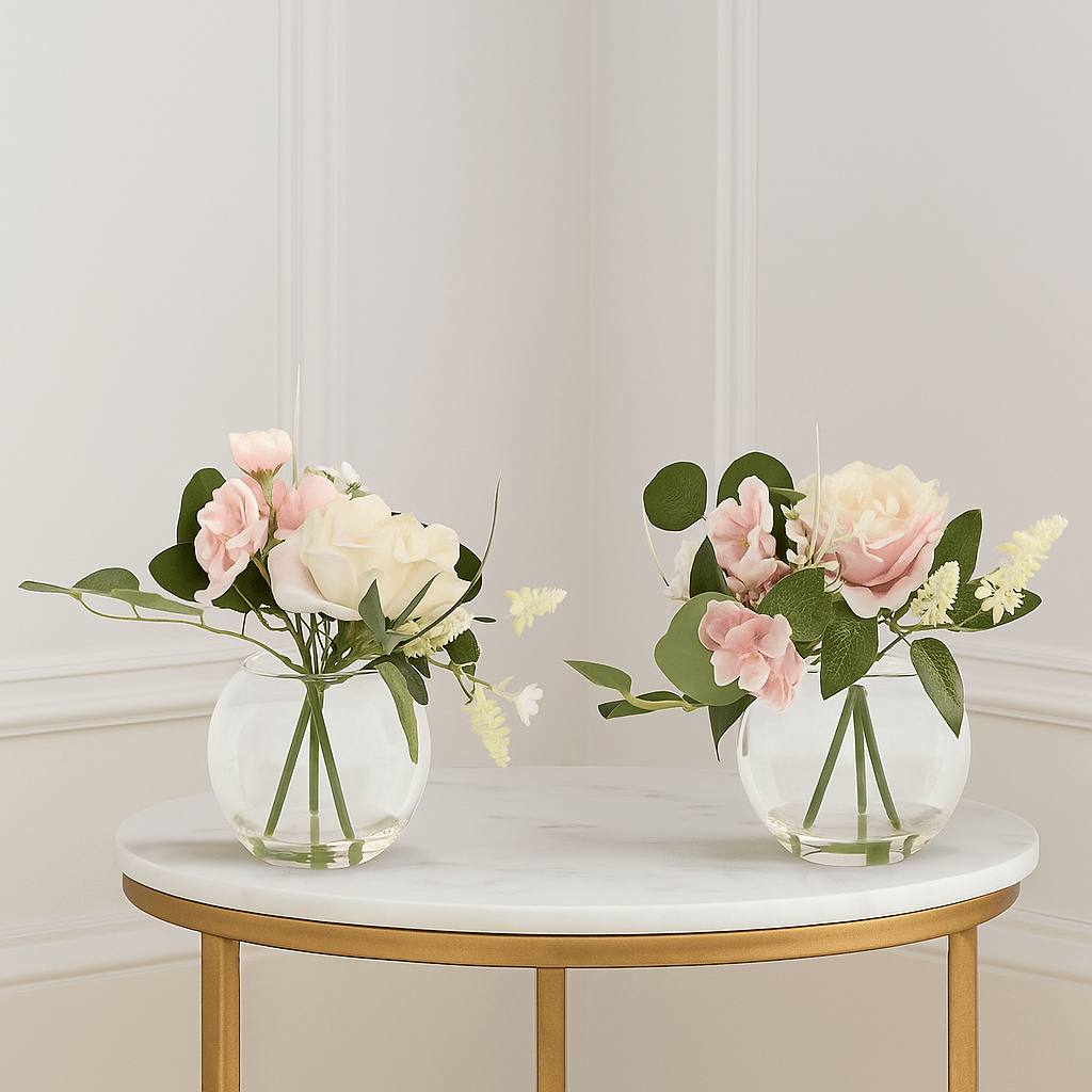 Flower in Glass Vase - LUXONAS