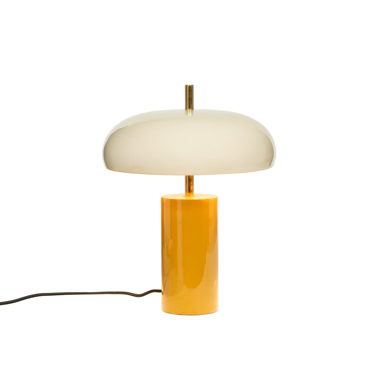 Gabin Two-Tone Table Lamp in Yellow and Cream