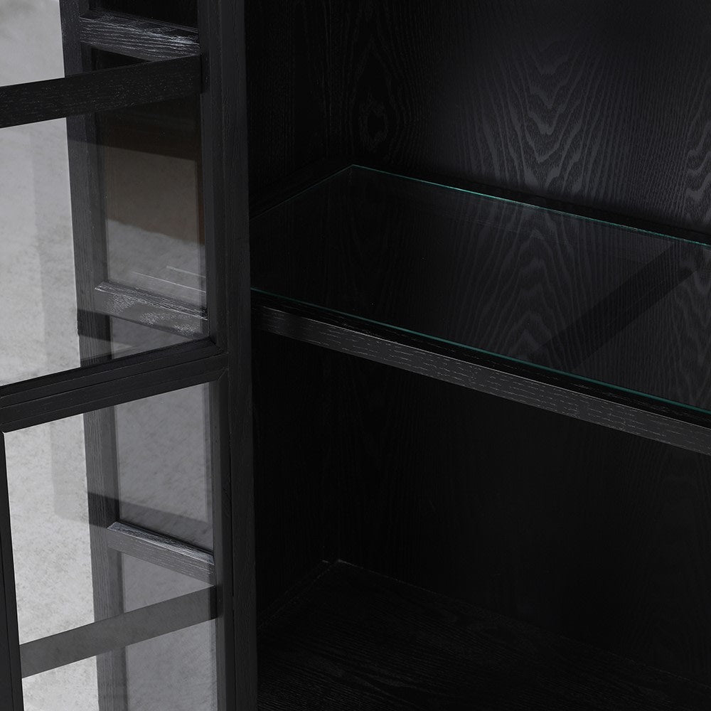 Glass Kiburs Cabinet – Elegant Storage Solution - LUXONAS