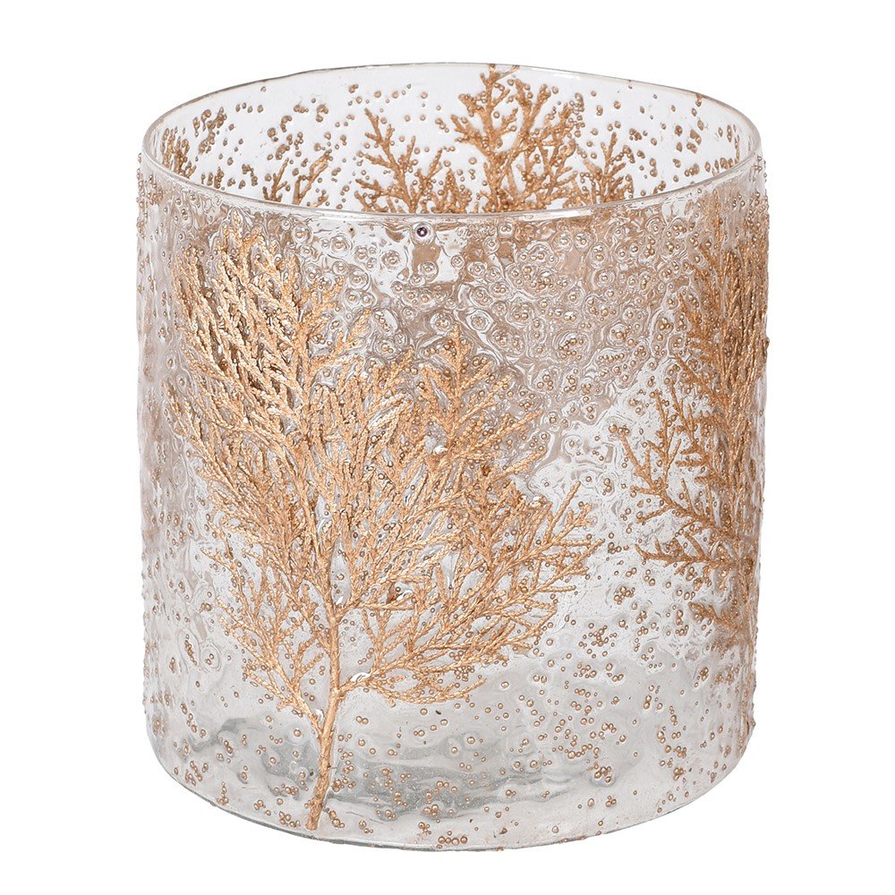 Glass Tree Small Candleholder - Elegant Home Decor