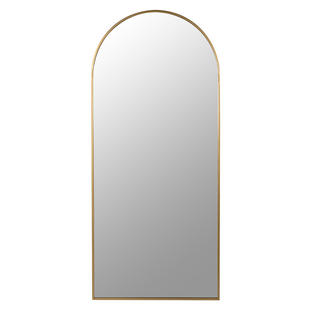 Gold Tall Arch Wall Mirror